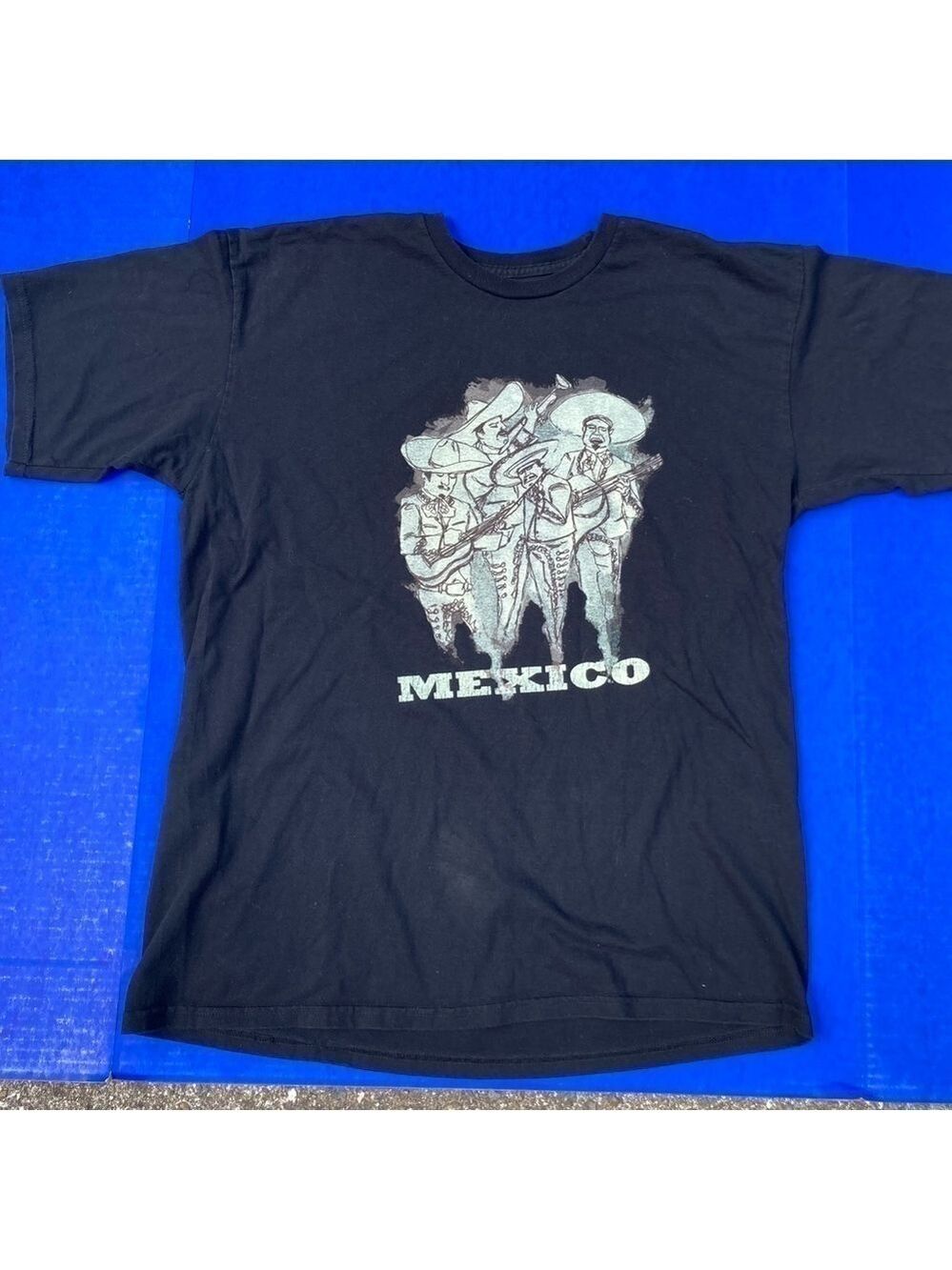Sandia Wear Black T-Shirt Mexico, Size XL